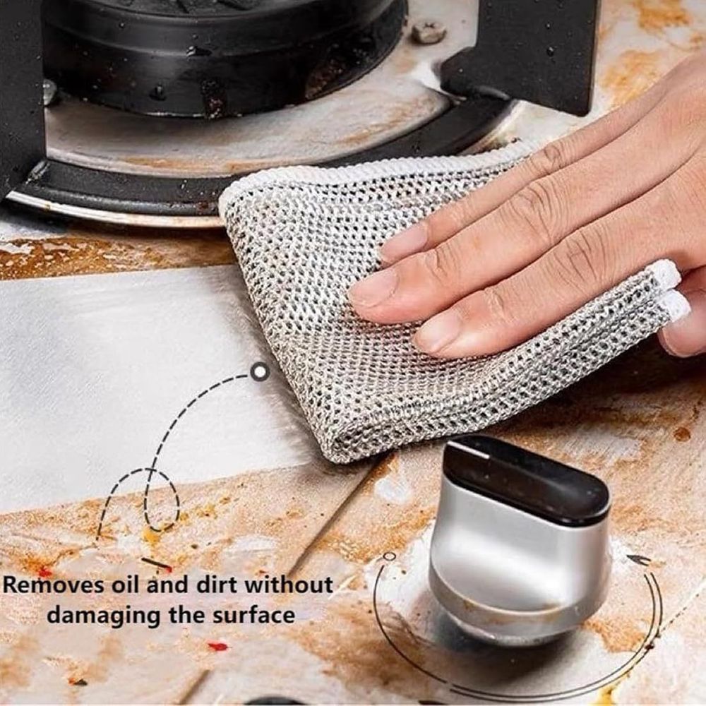 Non Scratch Double Layer Dish Wash Cloths for Your Healthy Kitchen