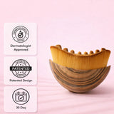 Ultimate Lymphatic Contour Facial Massage Brush (Gua sha Brush) – Sculpt, Lift & Glow