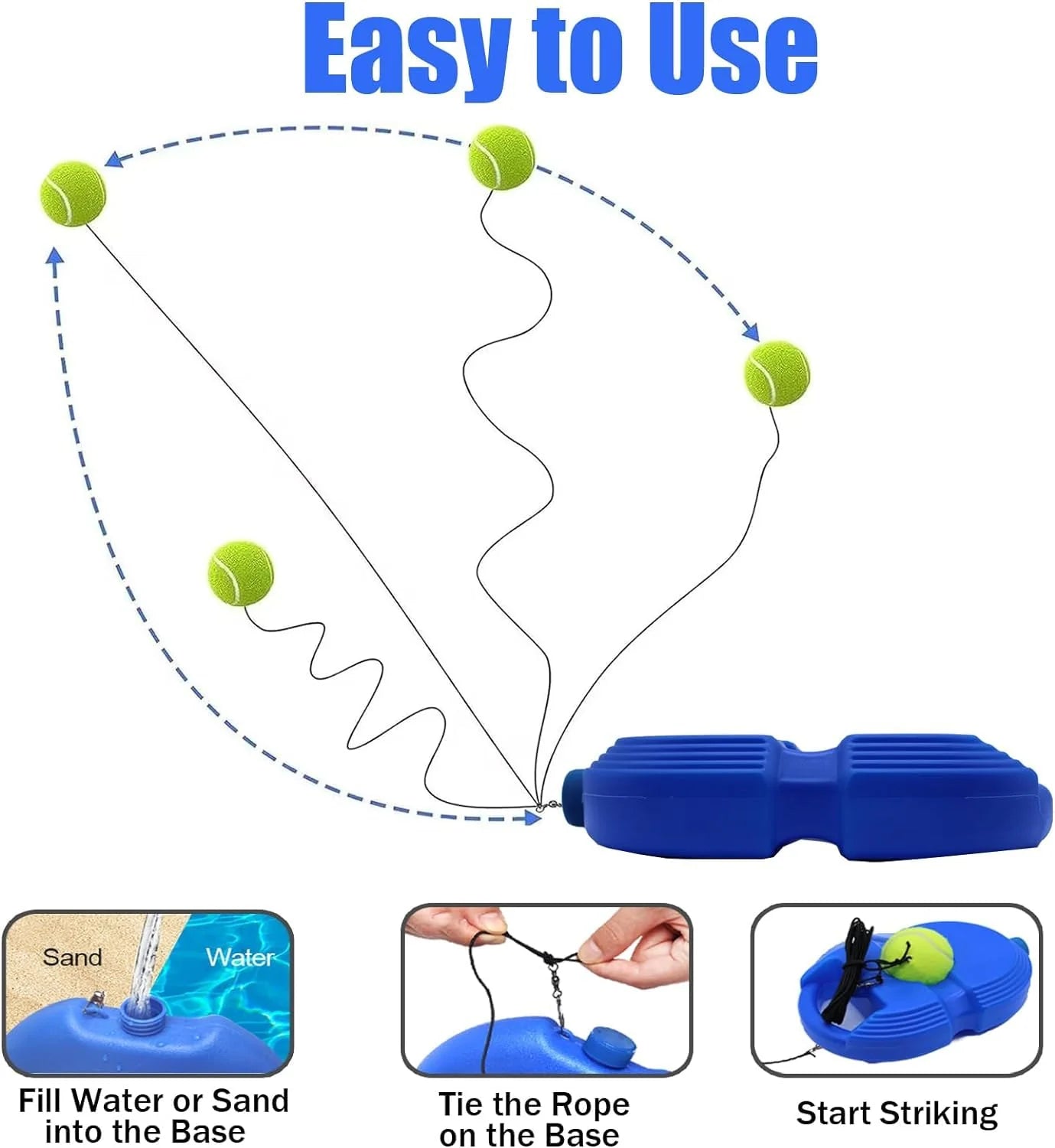 🏏Cricket Trainer Rebound Ball || Self Cricket Practice Training Tool for Adults & Kids