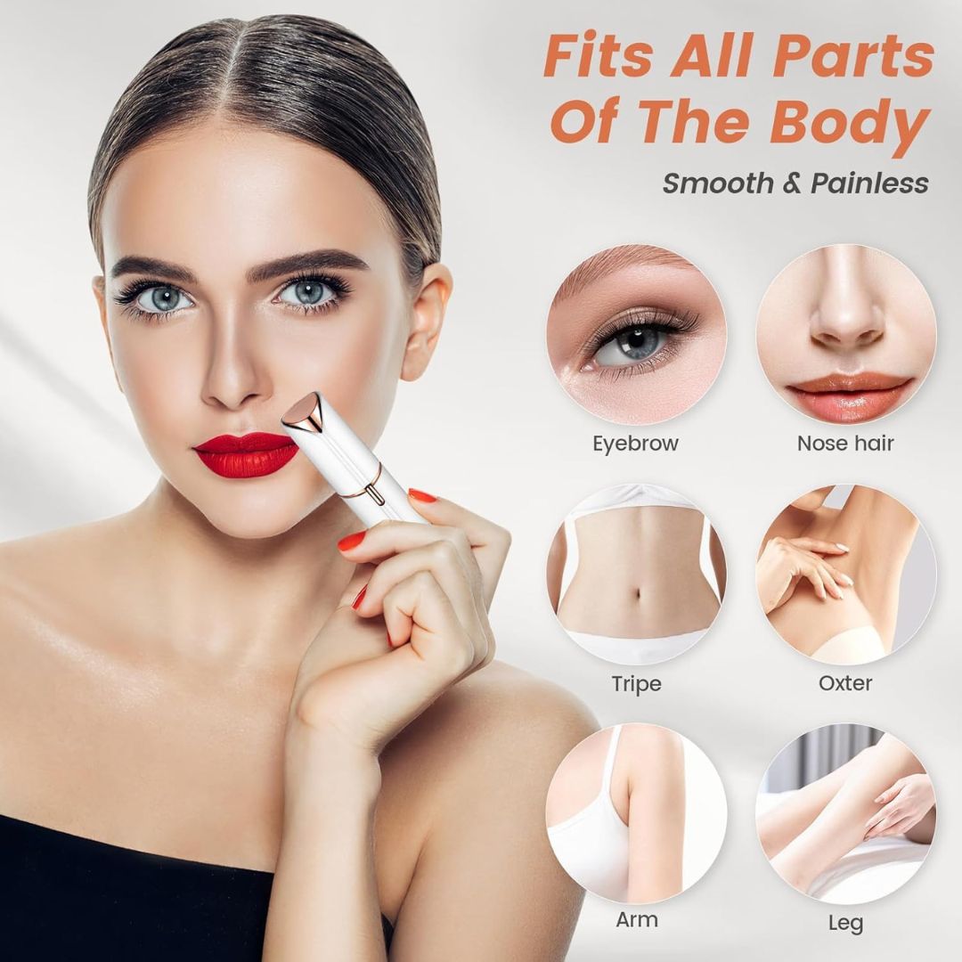 Facial Hair Remover – Gentle, Painless,Precision hair removal & Travel-Friendly for Women