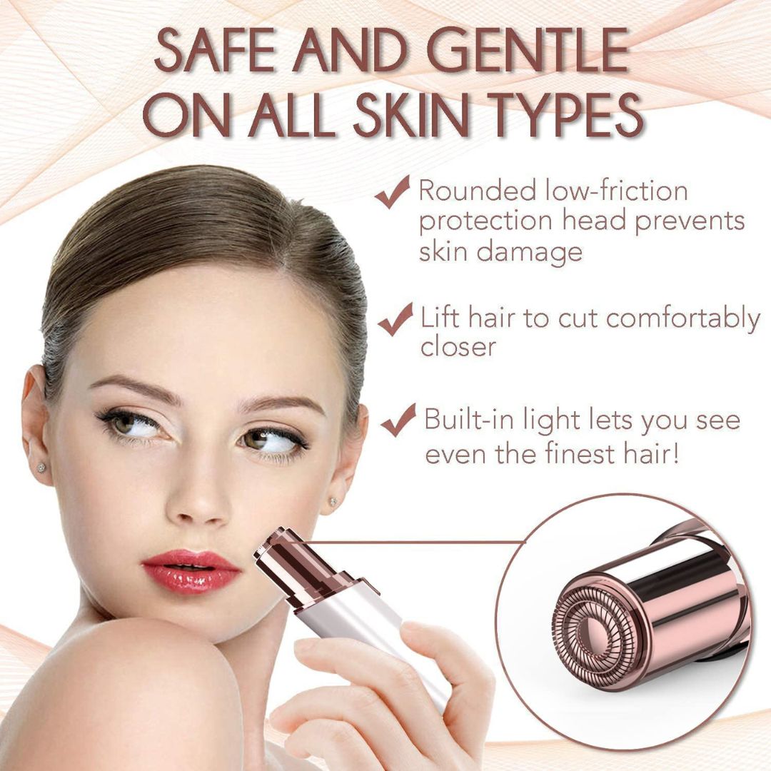 Facial Hair Remover – Gentle, Painless,Precision hair removal & Travel-Friendly for Women