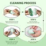 Reusable Multipurpose Washable Gel Lint Roller for Pet Hair, Portable Mini Sticky Roller for Clothes, Laundries, Dust Fuzz Fur, Compact Handheld Lint Remover, Travel Animal Fur Removal Tool