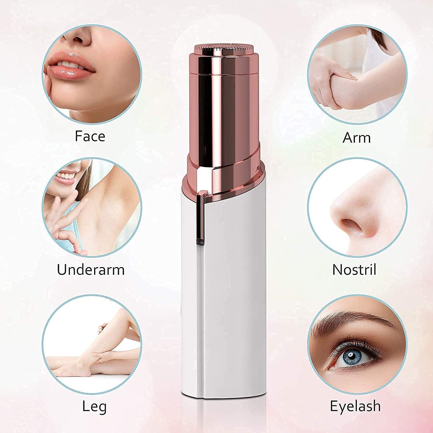 Facial Hair Remover – Gentle, Painless,Precision hair removal & Travel-Friendly for Women