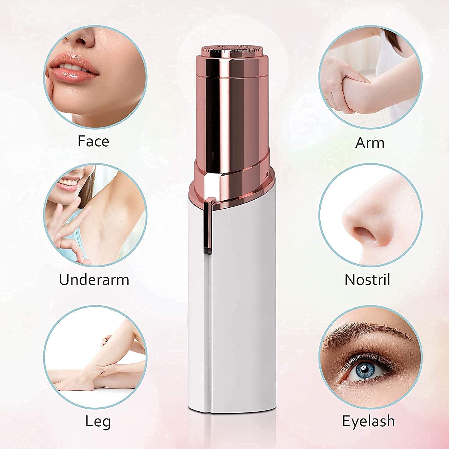 Facial Hair Remover – Gentle, Painless,Precision hair removal & Travel-Friendly for Women