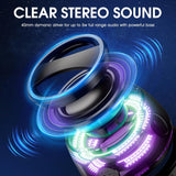 Magnetic  Bluetooth Speaker with Stunning RGB & Strong Magnet Mount. Compatible with all Mobile Phones