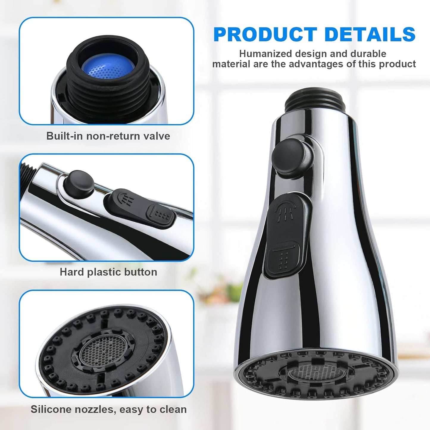 360° Rotatable 3‑mode Tap Extender For Kitchen Sink | Easy Fit, Water‑saving, Splash‑proof | Quick Installation
