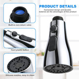 360° Rotatable 3‑mode Tap Extender For Kitchen Sink | Easy Fit, Water‑saving, Splash‑proof | Quick Installation