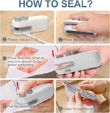 Mini Portable Bag sealer – Keep Snacks Fresh & Crispy | USB-C Rechargeable & Magnetic