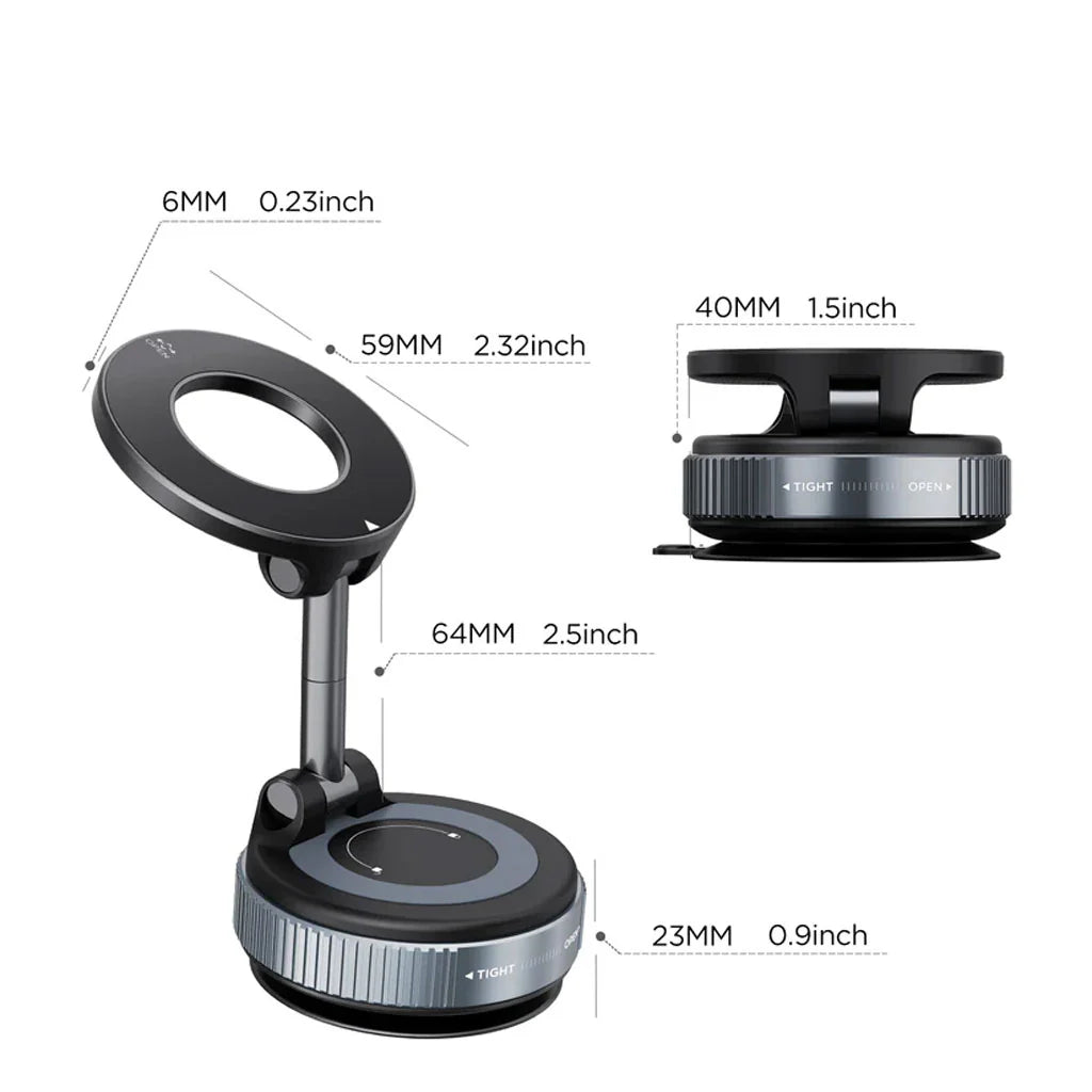 Magrip Pro Universal Magnetic Mount for All Smartphones – Stick Anywhere | Drive Hands-Free with Ultra Strong Magnetic Phone Holder