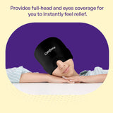 Migraine Relief Cap for Migraines, Headaches, Sinuses, Tension Relief Headache Relief Cap for Men & Women Hot & Cold Therapy Relaxing Thermax Migraine Miracle Cap, Migrane Relaxing Cap-Black