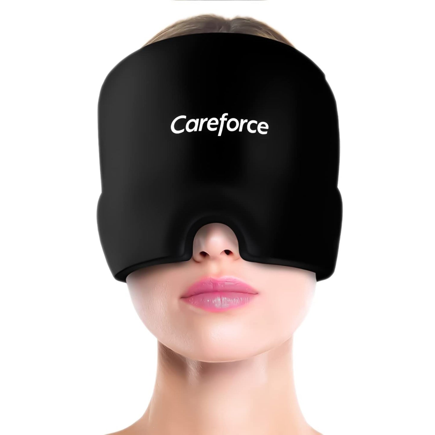 Migraine Relief Cap for Migraines, Headaches, Sinuses, Tension Relief Headache Relief Cap for Men & Women Hot & Cold Therapy Relaxing Thermax Migraine Miracle Cap, Migrane Relaxing Cap-Black