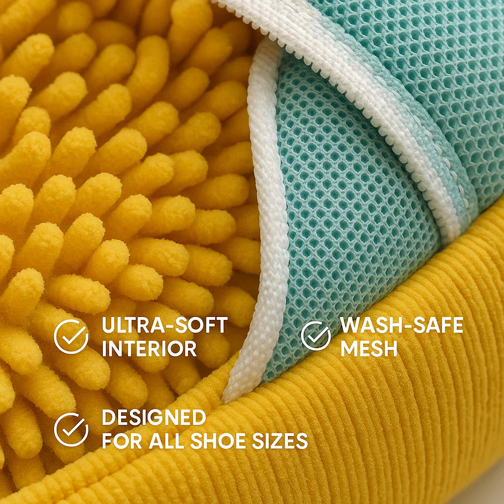 Deep Cleaning Reusable Shoe Washing Bag - Safe for Machine & Shoes